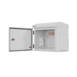 RACK CABINET 10" WALL/POLE-MOUNT IP55 HERMETIC 320X220X300 GREY LANBERG (ASSEMBLED)