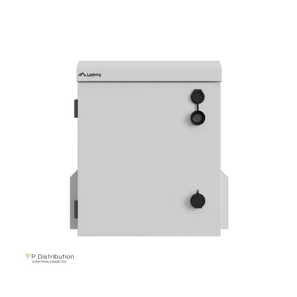 RACK CABINET 10" WALL/POLE-MOUNT IP55 HERMETIC 320X220X400 GREY LANBERG (ASSEMBLED)