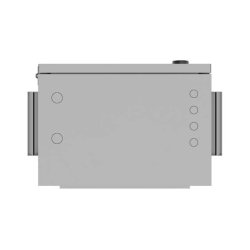 RACK CABINET 10" WALL/POLE-MOUNT IP55 HERMETIC 320X220X400 GREY LANBERG (ASSEMBLED)