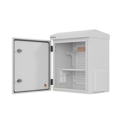 RACK CABINET 10" WALL/POLE-MOUNT IP55 HERMETIC 320X220X400 GREY LANBERG (ASSEMBLED)