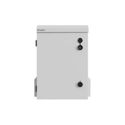 RACK CABINET 10" WALL/POLE-MOUNT IP55 HERMETIC 340X250X500 GREY LANBERG (ASSEMBLED)