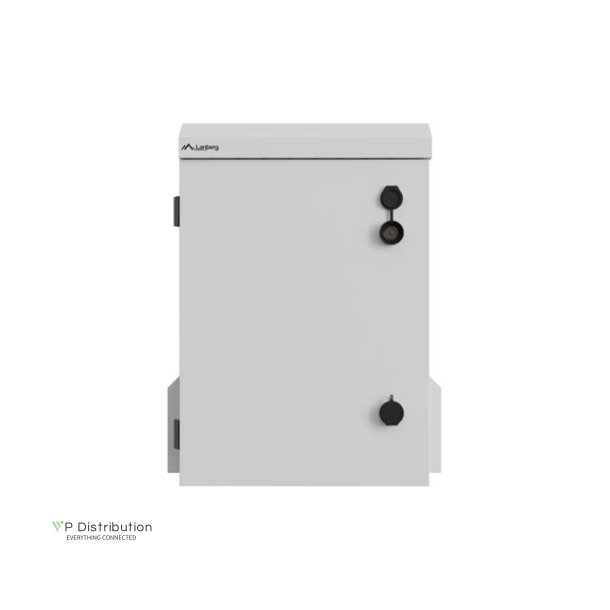 RACK CABINET 10" WALL/POLE-MOUNT IP55 HERMETIC 340X250X500 GREY LANBERG (ASSEMBLED)