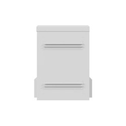 RACK CABINET 10" WALL/POLE-MOUNT IP55 HERMETIC 340X250X500 GREY LANBERG (ASSEMBLED)