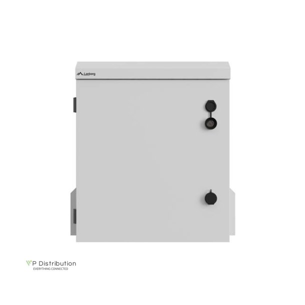 RACK CABINET 10" WALL/POLE-MOUNT IP55 HERMETIC 420X300X500 GREY LANBERG (ASSEMBLED)