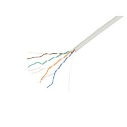 LAN CABLE CAT.5E UTP 305M SOLID CU LSZH GREY CPR + FLUKE PASSED LANBERG