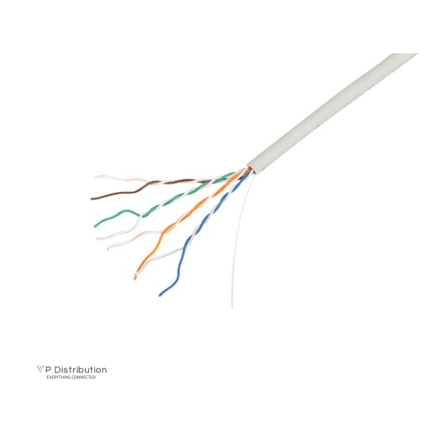 LAN CABLE CAT.5E UTP 305M SOLID CU LSZH GREY CPR + FLUKE PASSED LANBERG
