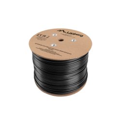 LAN CABLE CAT.6A SFTP 305M SOLID OUTDOOR CU BLACK FLUKE PASSED LANBERG