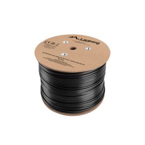 LAN CABLE CAT.7 SFTP 305M SOLID OUTDOOR CU BLACK FLUKE PASSED LANBERG