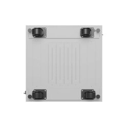 RACK CABINET 19" FREE-STANDING 15U/600X600 (FLAT PACK) WITH MESH DOOR LCD GREY LANBERG