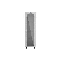 RACK CABINET 19" FREE-STANDING 42U/600X1000 (FLAT PACK) WITH GLASS DOOR LCD GREY LANBERG