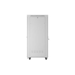 RACK CABINET 19" FREE-STANDING 42U/600X1000 (FLAT PACK) WITH GLASS DOOR LCD GREY LANBERG