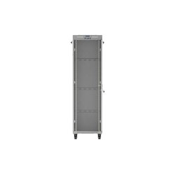 RACK CABINET 19" FREE-STANDING 42U/600X1000 (FLAT PACK) WITH GLASS DOOR LCD GREY LANBERG