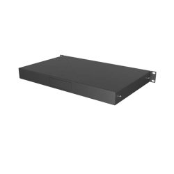 19" DRAWER 1U/483X270MM MAX LOAD CAPACITY UP TO 30KG ASSEMBLY BLACK LANBERG