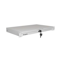 19" DRAWER 1U/483X270MM MAX LOAD CAPACITY UP TO 30KG ASSEMBLY GREY LANBERG