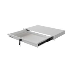 19" DRAWER 1U/483X270MM MAX LOAD CAPACITY UP TO 30KG ASSEMBLY GREY LANBERG