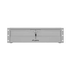 19" DRAWER 3U/483X360MM MAX LOAD CAPACITY UP TO 90KG 4 POINT ASSEMBLY GREY LANBERG