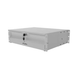 19" DRAWER 3U/483X360MM MAX LOAD CAPACITY UP TO 90KG 4 POINT ASSEMBLY GREY LANBERG
