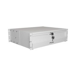 19" DRAWER 3U/483X360MM MAX LOAD CAPACITY UP TO 90KG 4 POINT ASSEMBLY GREY LANBERG