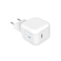 ROLINE USB GaN PD Charger, 20W 1x USB-C Port, white
