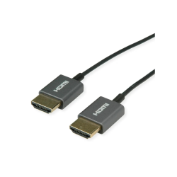 ROLINE HDMI Coaxial Cable, Ultra Slim 8K60, M/M, 1,5m