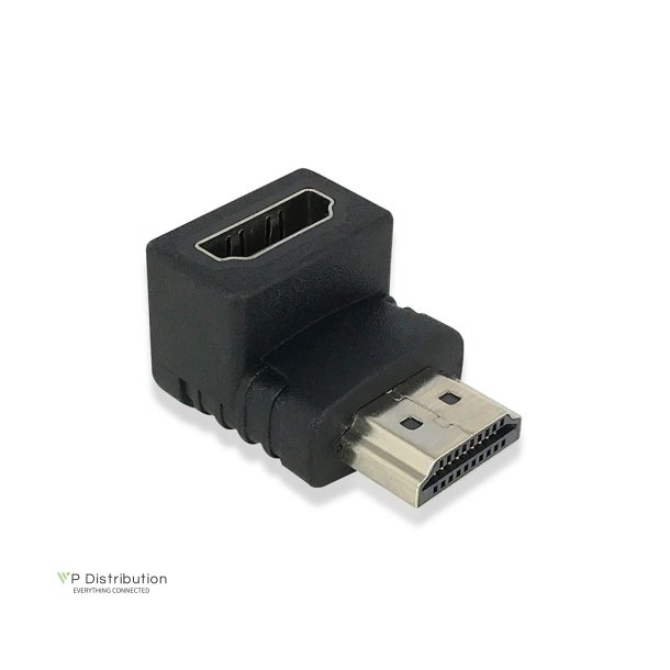 ACT HDMI adapter down angled, male - female