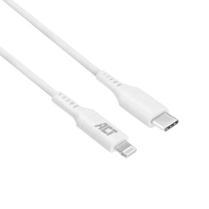 ACT USB 2.0 charging/data cable C male - Lightning male 1 meter, MFI certified