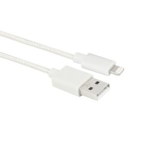 ACT USB 2.0 charging/data cable A male - Lightning male 1 meter, nylon, MFI certified
