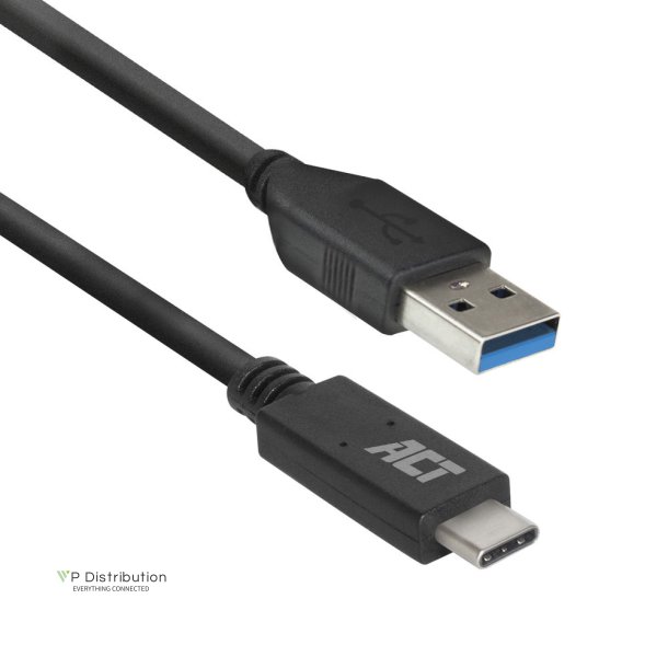 ACT USB 3.0 cable, USB-A to USB-C, 2 meters