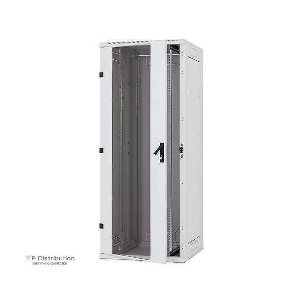 Triton 19" Network Cabinet 32U, 800X800Mm, Glass Door, Grey