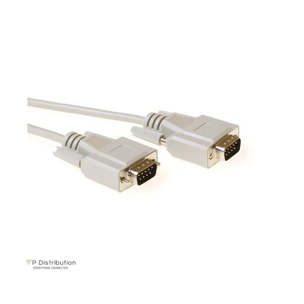 ACT 1.8 metre Serial 1:1 connection cable 9 pin D-sub male - 9 pin D-sub male