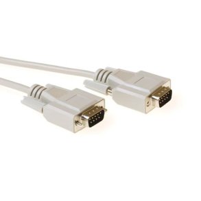 ACT 10 metre Serial 1:1 connection cable 9 pin D-sub male - 9 pin D-sub male