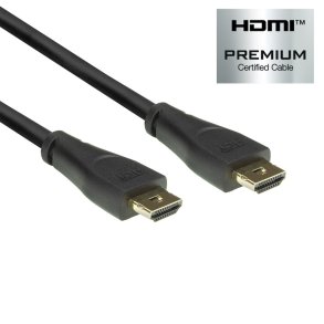 ACT 0.90 meters HDMI 4K Premium Certified Locking Cable v2.0 HDMI-A male - HDMI-A male