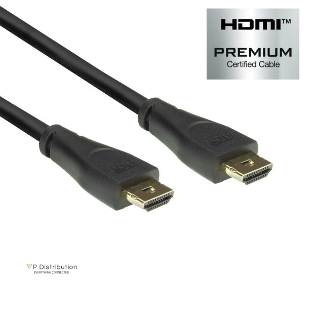 ACT 0.90 meters HDMI 4K Premium Certified Locking Cable v2.0 HDMI-A male - HDMI-A male