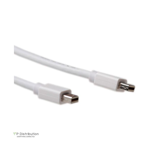 ACT 1 metre Mini DisplayPort kabel, male - male