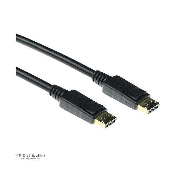 ACT 1 metre DisplayPort cable male - DisplayPort male, power pin 20 not connected