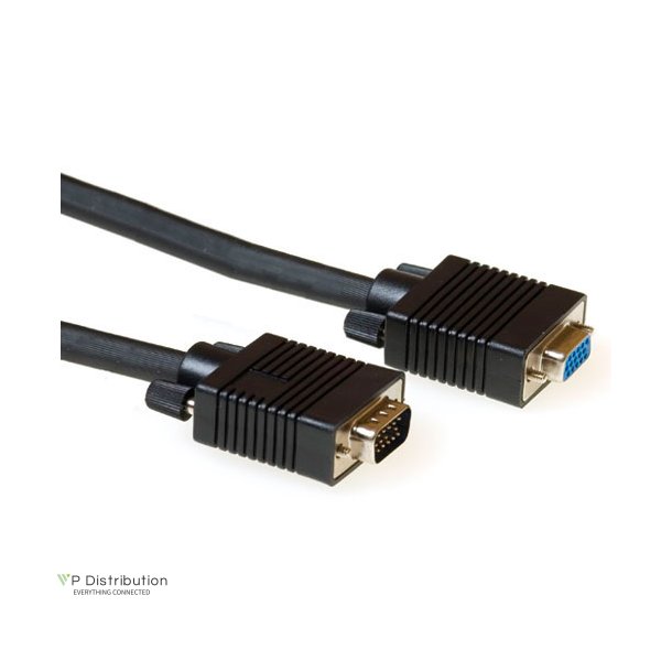 ACT 5 metre High Performance VGA extension cable male-female black