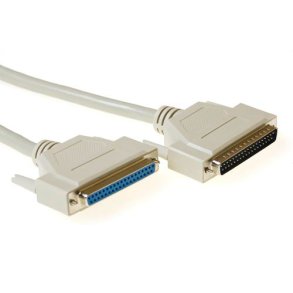 ACT 2 metre Serial 1:1 connection cable 37 pin D-sub male - 37 pin D-sub female