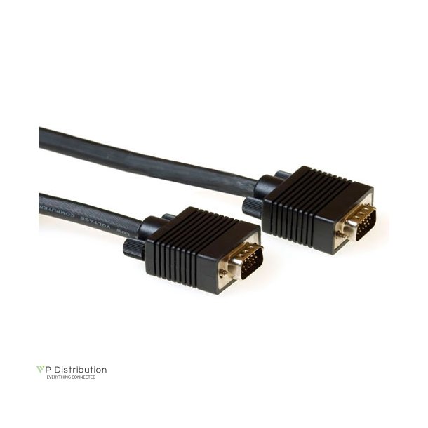 ACT 50 cm High Performance VGA cable male-male black