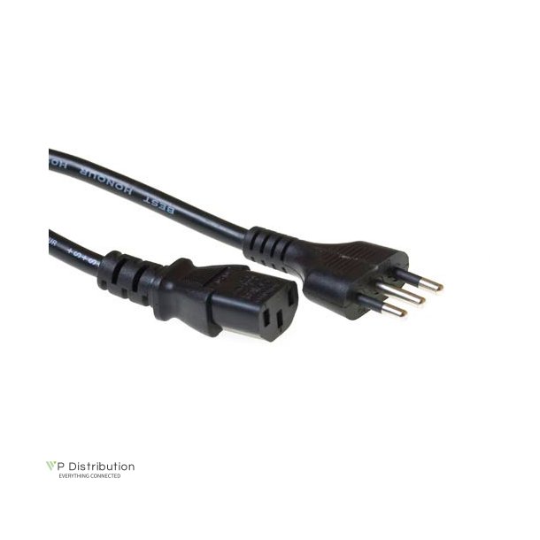 ACT Powercord Italian plug - C13 black 2.5 m