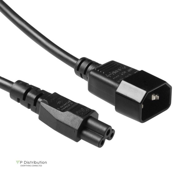 ACT Powercord C14 - C5 black 0.25 m