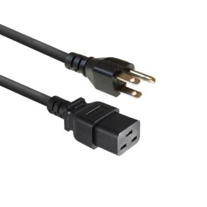 ACT Powercord USA plug - C19 black 1.8 m
