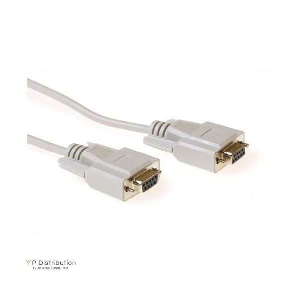 ACT 3 metre Serial interlink connection cable 9 pin D-sub female - 9 pin D-sub female