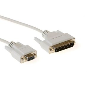 ACT Serial printer cable 9 pin D-sub female - 25 pin D-sub male  3 m