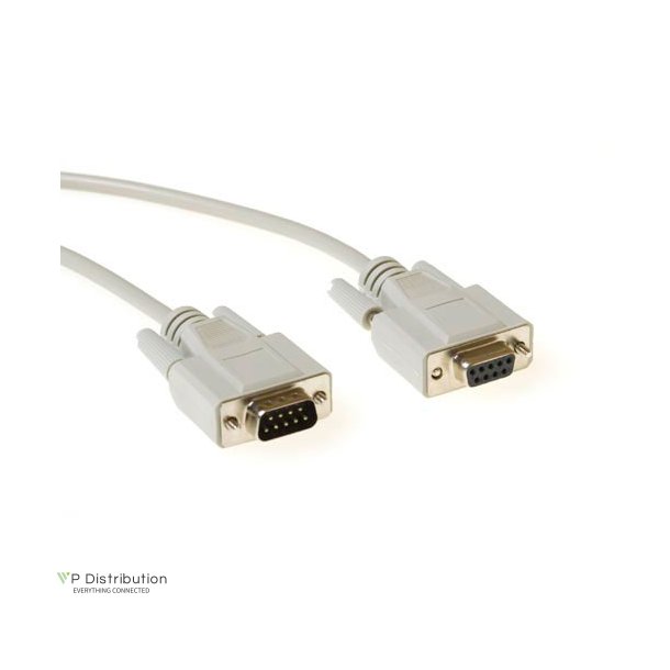 ACT Serial printer cable 9 pin D-sub male - 9 pin D-sub female  1.80 m