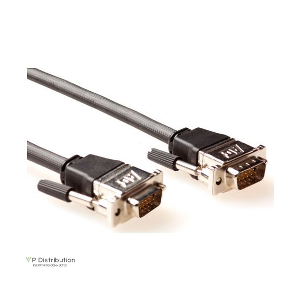 ACT 1.8 metre High Performance VGA cable male-male with metal hoods