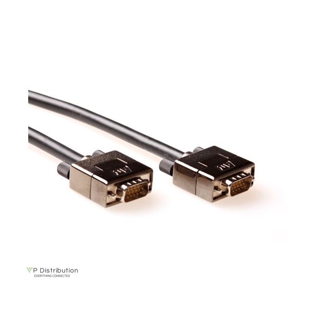 ACT 1.8 metre High Performance VGA cable male-male with metal hoods