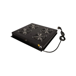 ROLINE 19" roof fan unit with 4 fans ON/OFF black