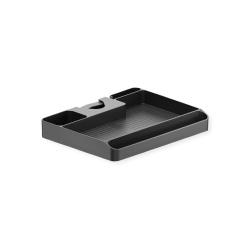 VALUE Pole Mounted Storage Shelf, Black