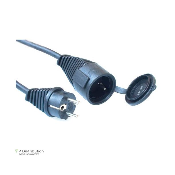 Brennenstuhl 230V extension cable mains connector CEE7/7 male - mains connector CEE7/7 female IP 44   10.00 m