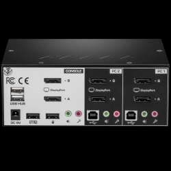 Trendnet 2-Port Dual Monitor Display Port KVM Switch